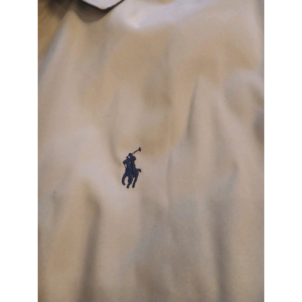 Vintage Polo Ralph Lauren Harrington Jacket Mens Beige Zip Up 2XB BIG - Picture 2 of 10